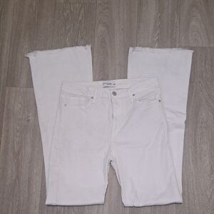 Just Black Women's Cream Straight Leg Jeans